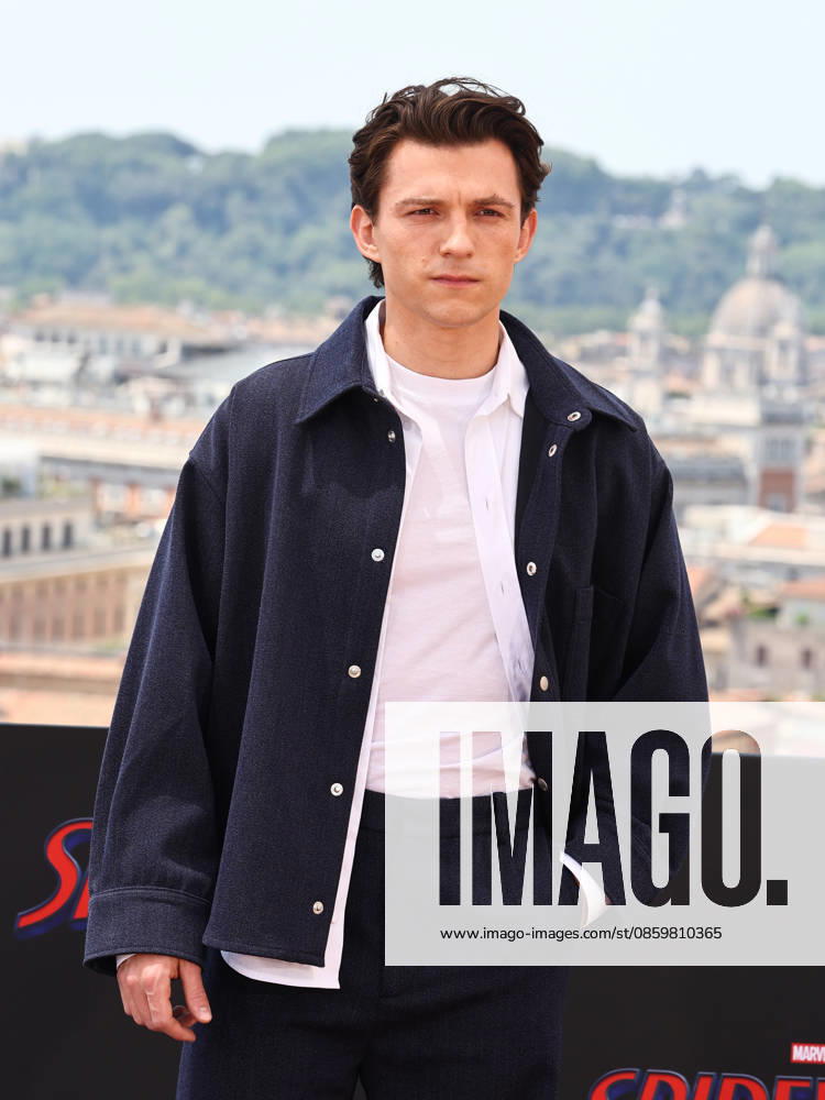 IPA85968611 - Rome, Hotel De la Ville, photocall for the movie Spider-Man: A New Beginning. Pictured: Tom Holland