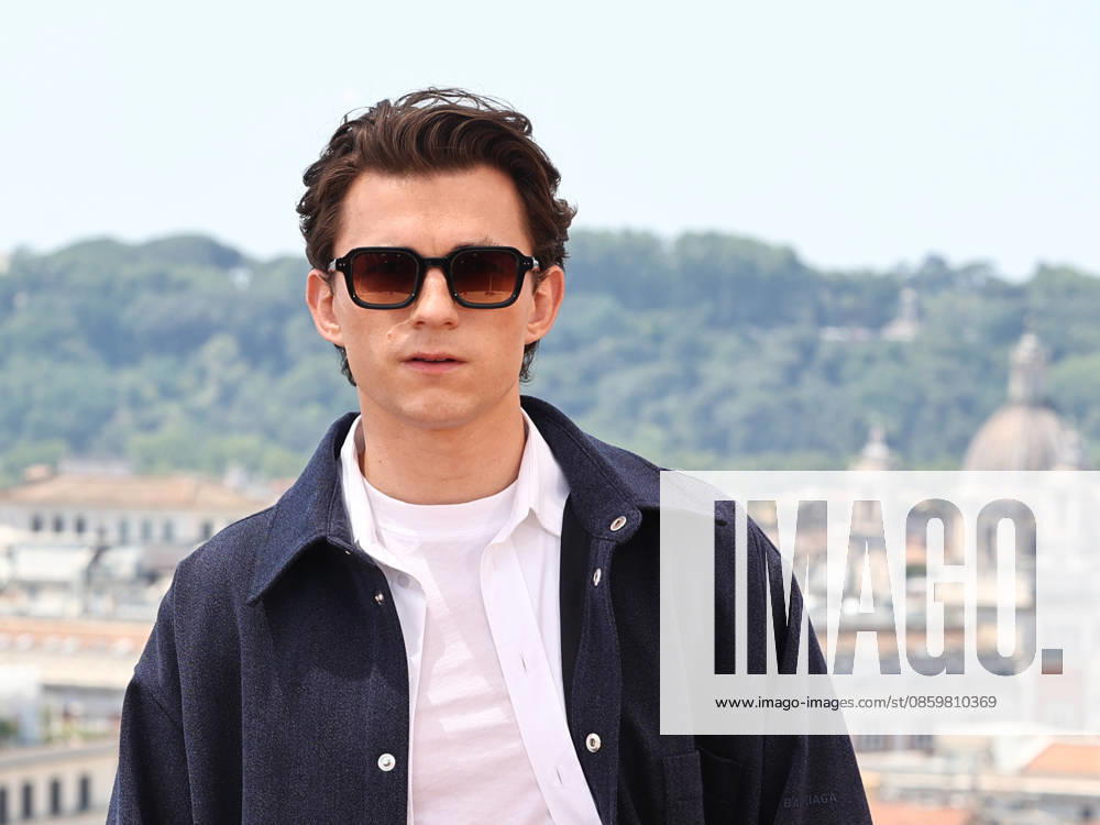 IPA85968627 - Rome, Hotel De la Ville, photocall for the movie Spider-Man: A New Beginning. Pictured: Tom Holland