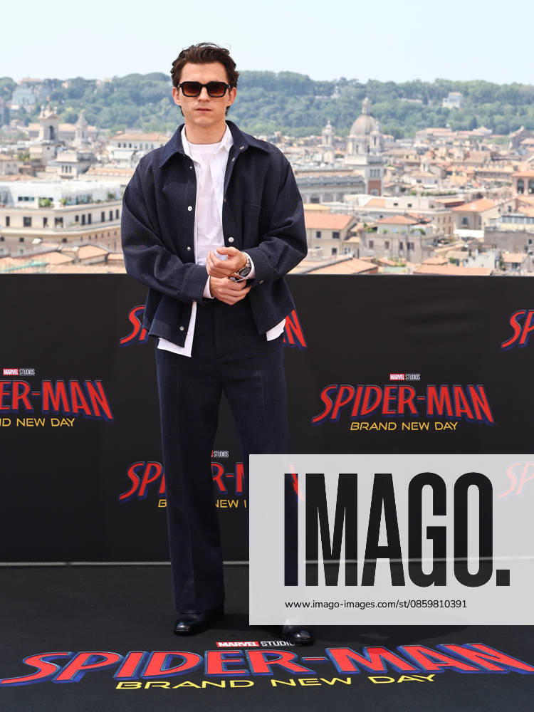 IPA85968657 - Rome, Hotel De la Ville, photocall for the movie Spider-Man: A New Beginning. Pictured: Tom Holland