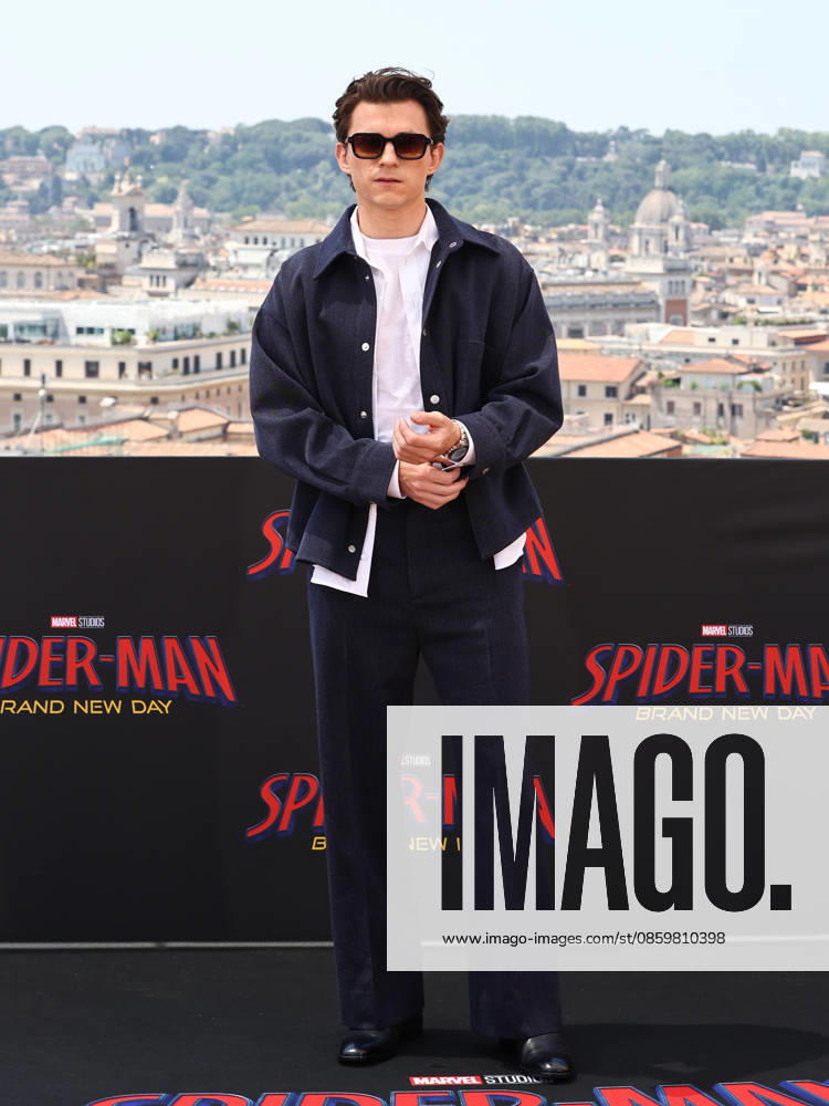 IPA85968658 - Rome, Hotel De la Ville, photocall for the movie Spider-Man: A New Beginning. Pictured: Tom Holland