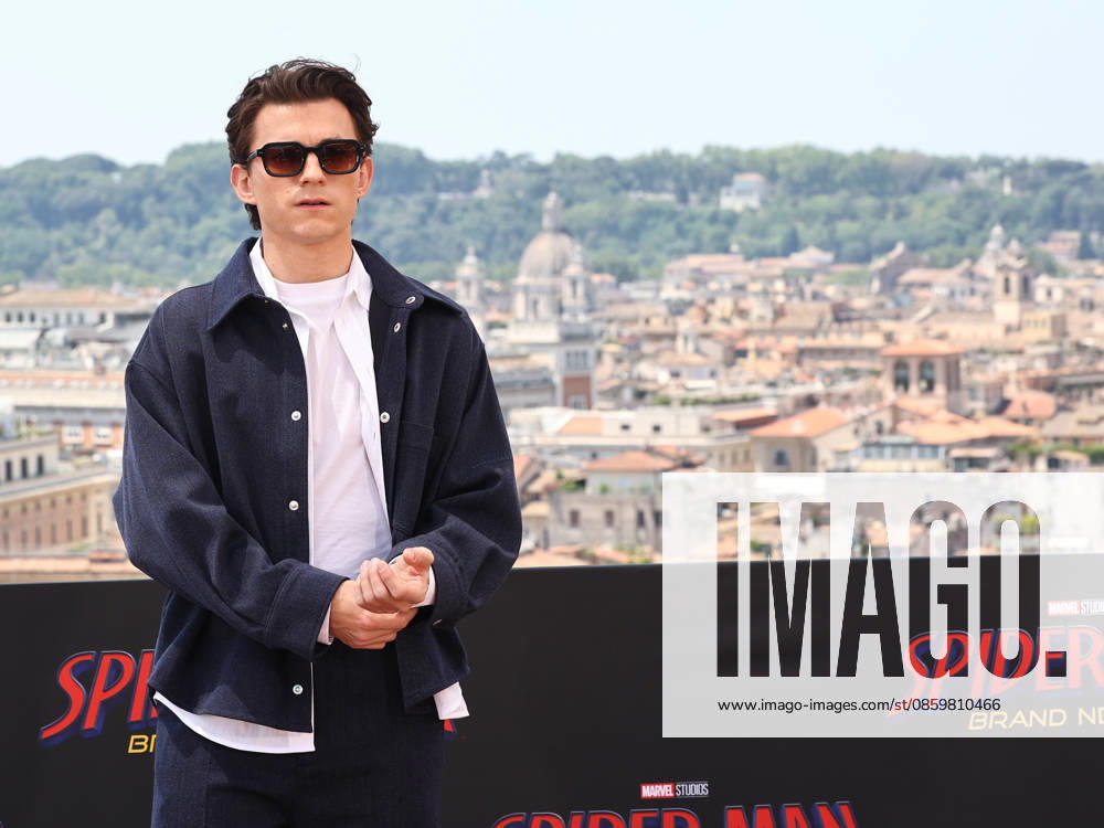 IPA85968664 - Rome, Hotel De la Ville, photocall for the movie Spider-Man: A New Beginning. Pictured: Tom Holland