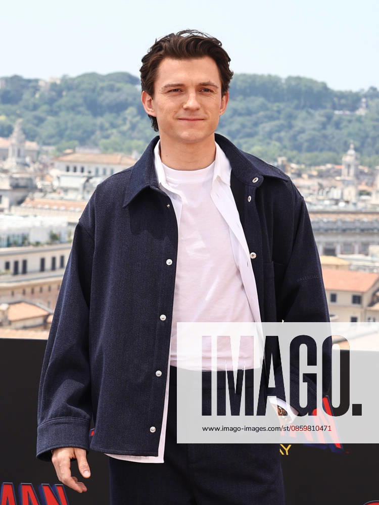 IPA85968665 - Rome, Hotel De la Ville, photocall for the movie Spider-Man: A New Beginning. Pictured: Tom Holland