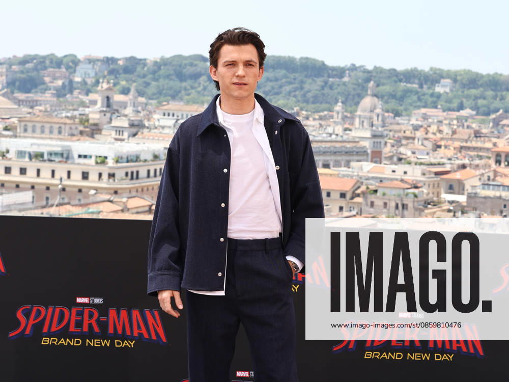 IPA85968667 - Rome, Hotel De la Ville, photocall for the movie Spider-Man: A New Beginning. Pictured: Tom Holland