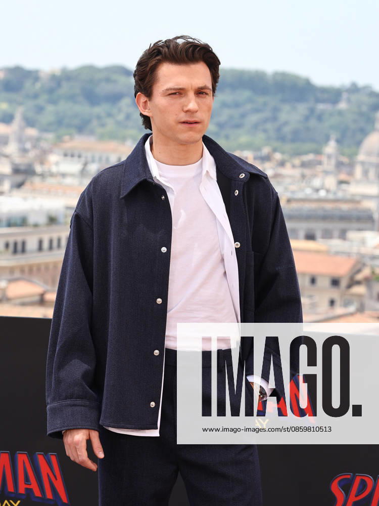 IPA85968675 - Rome, Hotel De la Ville, photocall for the movie Spider-Man: A New Beginning. Pictured: Tom Holland