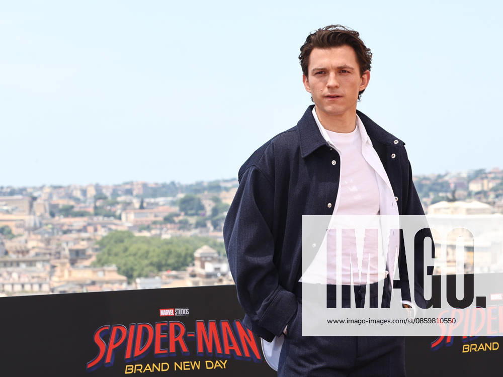IPA85968680 - Rome, Hotel De la Ville, photocall for the movie Spider-Man: A New Beginning. Pictured: Tom Holland