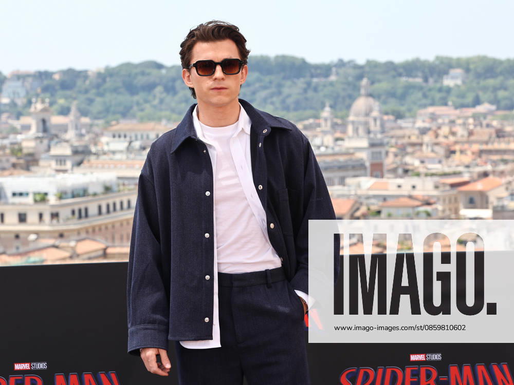 IPA85968617 - Rome, Hotel De la Ville, photocall for the movie Spider-Man: A New Beginning. Pictured: Tom Holland