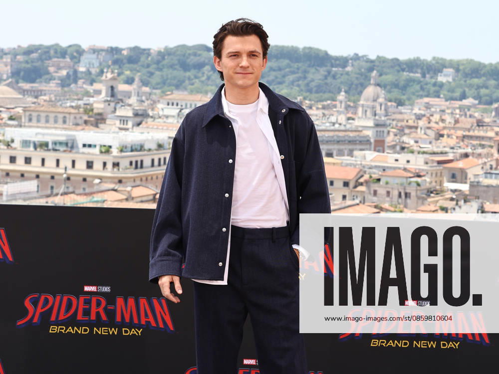 IPA85968666 - Rome, Hotel De la Ville, photocall for the movie Spider-Man: A New Beginning. Pictured: Tom Holland
