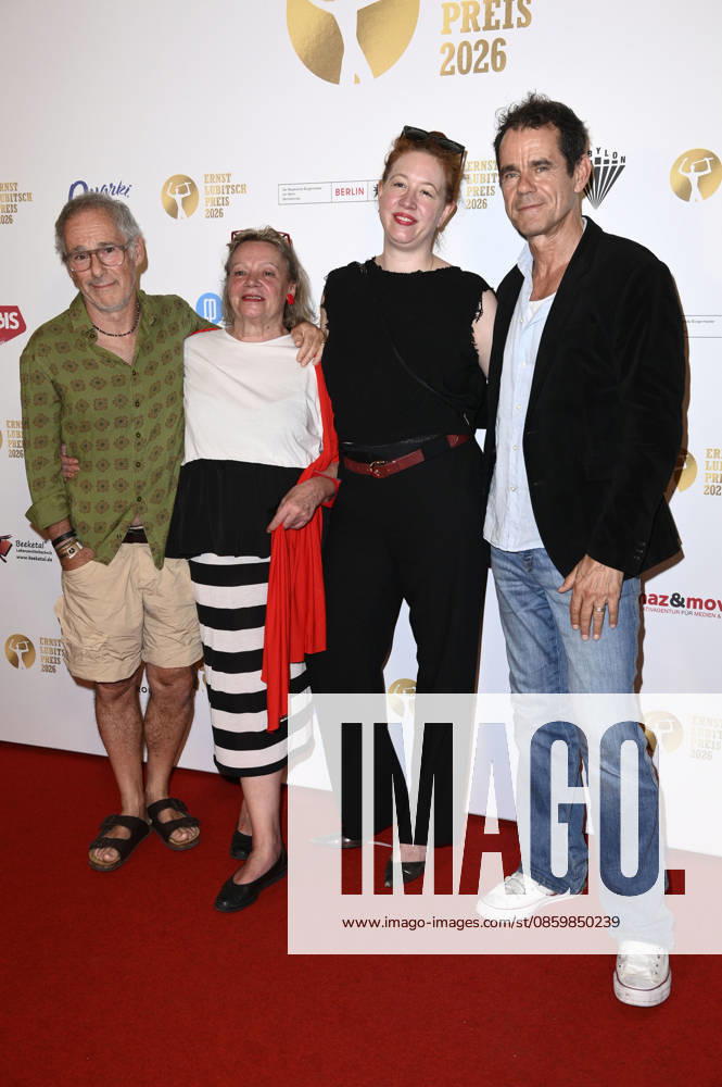Dani Levy, Susanne Petersen, Rike Link, and Tom Tykwer at the 68th Ernst Lubitsch Prize ceremony in 2026 at the Babylon Berlin cinema, June 23, 2026,detected_source_language Foto:xN.xKubelkax xFuturexImagex lubitsch_6627
