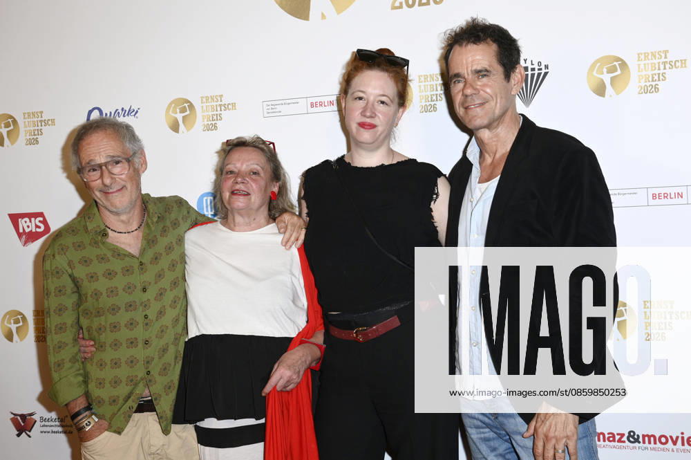 Dani Levy, Susanne Petersen, Rike Link, and Tom Tykwer at the 68th Ernst Lubitsch Prize ceremony in 2026 at the Babylon Berlin cinema, June 23, 2026,detected_source_language Foto:xN.xKubelkax xFuturexImagex lubitsch_6631