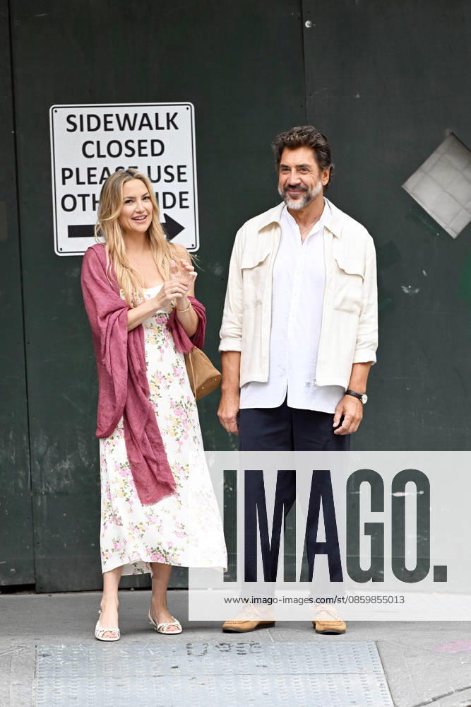 Kate Hudson and Javier Bardem spotted filming Amazon MGM Studios romantic comedy Hello & Paris in New York City Featuring: Kate Hudson, Javier Bardem Where: New York City, New York, United States When: 23 Jun 2026 Credit: Elder Ordonez INSTARimages . NOT FOR USE BY NEWSPAPERS BASED IN THE UK.