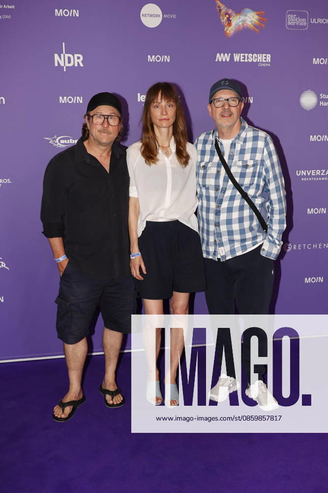 Bjarne Maedel, Katharina Marie Schubert, and Olli Dittrich at the Moin Mittsommer event hosted by the Film Fund of Hamburg and Schleswig-Holstein on June 23, 2026, in Hamburg. Bjarne Maedel, Katharina Marie Schubert, and Olli Dittrich attend the Moin Mittsommer event at Kampnagel on June 23, 2026, in Hamburg, Germany. Moin Mittsommer Event in Hamburg,detected_source_language