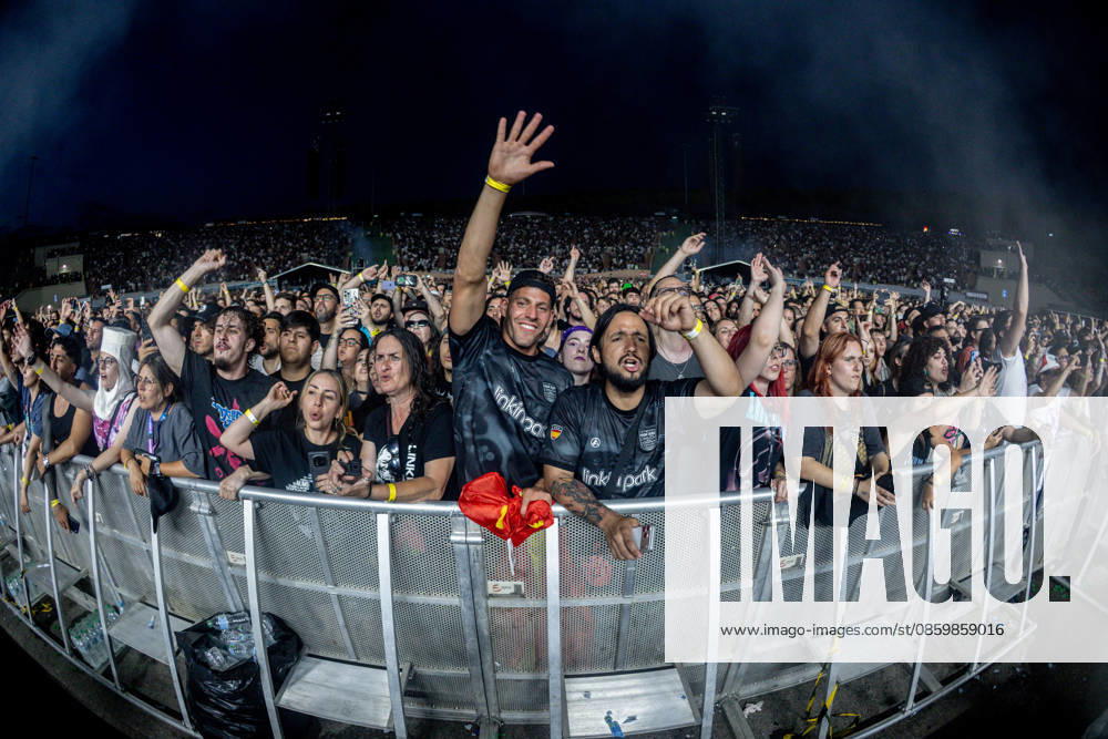 Linkin Park Concert at the Miguel Ríos Auditorium in Rivas Vaciamadrid, Madrid
