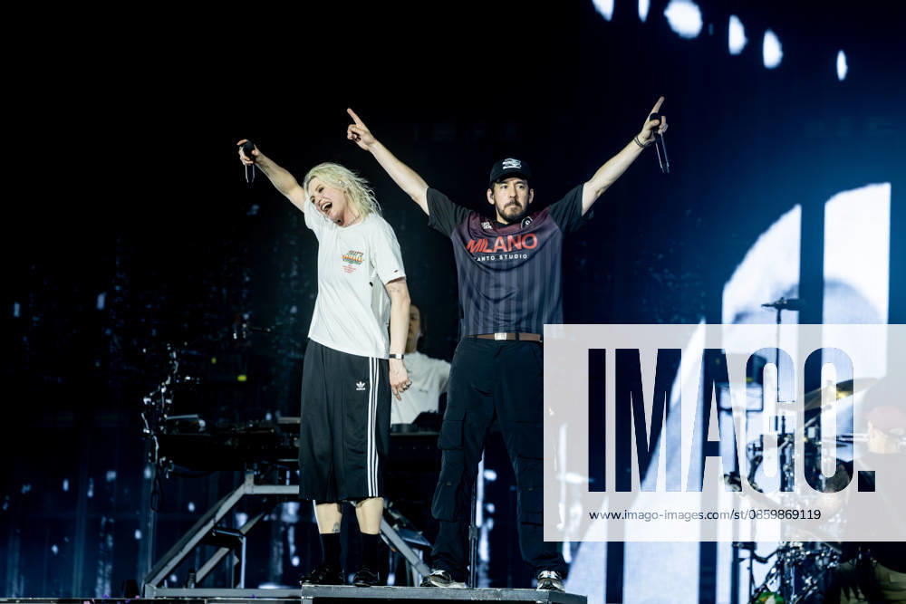 Linkin Park Concert at the Miguel Ríos Auditorium in Rivas Vaciamadrid, Madrid