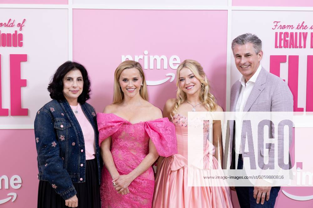 Sue Kroll, Reese Witherspoon, Lexi Minetree, Mike Hopkins at arrivals for ELLE Series World Premiere, SVA (School for the Visual Arts) Theatre, New York, NY, June 23, 2026. Photo By: Ryan Billings Everett Collection ELLE Series World Premiere PUBLICATIONXNOTxINxCANxCHNxFRAxITAxJPNxNORxPOLxRUSxESPxUKxUSA