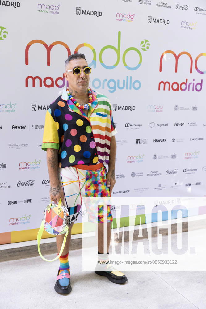 Presentation of the Official MADO 2026 Program Artist Okuda during the official presentation of the MADO 2026 program at the Thyssen-Bornemisza National Museum on June 24, 2026, in Madrid, Spain. The full lineup of stages, free concerts, guest artists, and cultural activities that will mark this year’s LGBTIQ Pride festivities has been officially unveiled. JUNE 24, 2026 Jesús Hellí Madrid, Madrid, Spain,detected_source_language