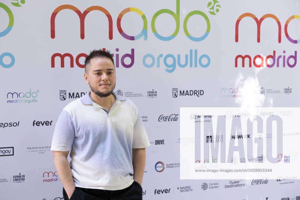 Presentation of the Official MADO 2026 Program Screenwriter Ian de la Rosa during the official presentation of the MADO 2026 program at the Thyssen-Bornemisza National Museum on June 24, 2026, in Madrid, Spain. The full lineup of stages, free concerts, guest artists, and cultural activities that will mark this year’s LGBTIQ Pride festivities has been officially unveiled. JUNE 24, 2026 Jesús Hellí Madrid, Spain,detected_source_language