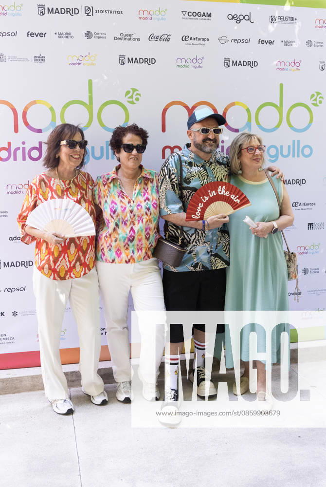 Presentation of the Official MADO 2026 Program Members of the Pedro Zerolo Foundation during the official presentation of the MADO 2026 program at the Thyssen-Bornemisza National Museum on June 24, 2026, in Madrid, Spain. The full lineup of stages, free concerts, guest artists, and cultural activities that will mark this year’s LGBTIQ Pride festivities has been officially unveiled. JUNE 24, 2026 Jesús Hellí Madrid, Madrid, Spain,detected_source_language