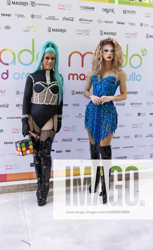 Presentation of the Official MADO 2026 Program Drag queens Paquita Colita d and Valkoba Drag i during the official presentation of the MADO 2026 program at the Thyssen-Bornemisza National Museum on June 24, 2026, in Madrid, Spain. The full lineup of stages, free concerts, guest artists, and cultural activities that will mark this year’s LGBTIQ Pride festivities has been officially unveiled. JUNE 24, 2026 Jesús Hellí Madrid, Madrid, Spain,detected_source_language