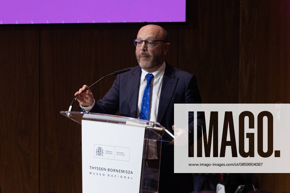 Presentation of the Official Program for MADO 2026 José Fernández Sánchez, the delegate for the Department of Social Policies, Family, and Equality at the Madrid City Council, during the official presentation of the official program for MADO 2026, at the Thyssen-Bornemisza National Museum on June 24, 2026, in Madrid, Spain. The full lineup of stages, free concerts, guest artists, and cultural activities that will highlight this year’s LGBTIQ Pride festivities has been officially unveiled. JUNE 24, 2026 Jesús Hellí Madrid, Madrid, Spain,detected_source_language