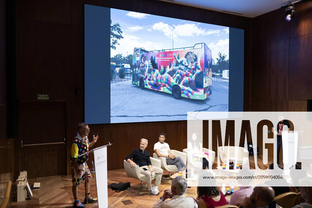 Presentation of the Official MADO 2026 Program Sculptor Okuda i during the official presentation of the MADO 2026 program at the Thyssen-Bornemisza National Museum on June 24, 2026, in Madrid, Spain. The full lineup of stages, free concerts, guest artists, and cultural activities that will mark this year’s LGBTIQ Pride festivities has been officially unveiled. JUNE 24, 2026 Jesús Hellí Madrid, Spain,detected_source_language