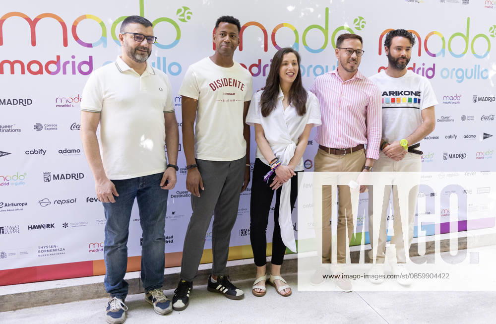 Presentation of the Official MADO 2026 Program COGAM President Ronny de la Cruz 2i and FELGTBI President Paula Iglesias c, among others, during the official presentation of the MADO 2026 program, at the Thyssen-Bornemisza National Museum on June 24, 2026, in Madrid, Spain. The full lineup of stages, free concerts, guest artists, and cultural activities that will mark this year’s LGBTIQ Pride festivities has been officially unveiled. JUNE 24, 2026 Jesús Hellí Madrid, Spain,detected_source_language