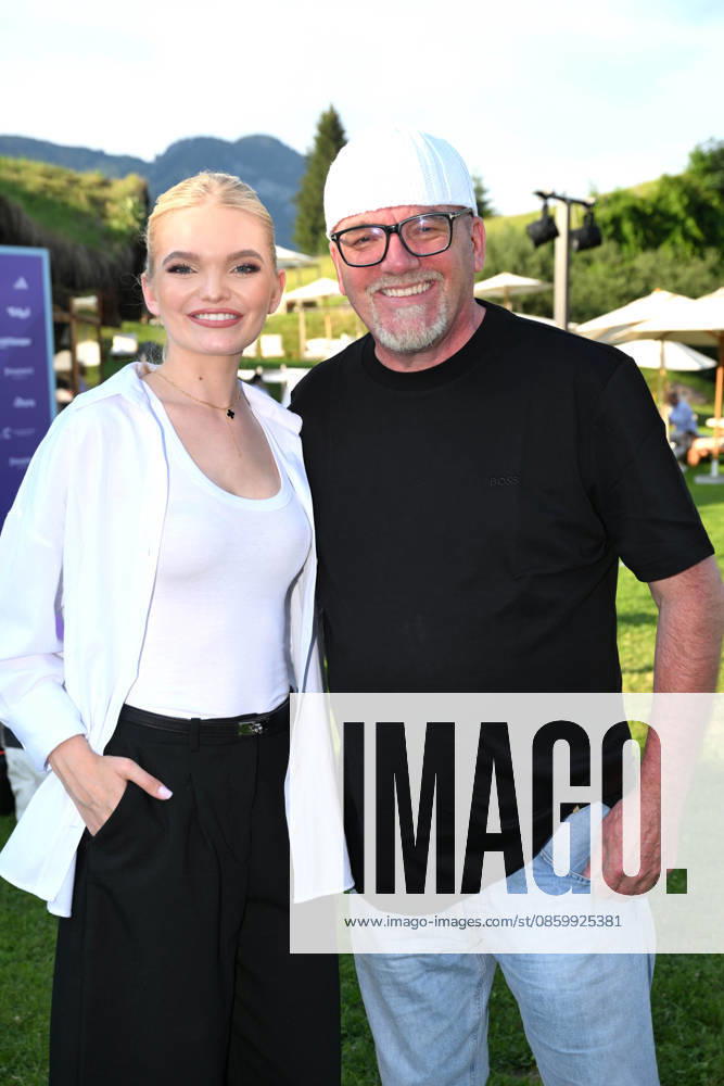 Gerry Friedle, DJ Oetzi, with his daughter Lisa Marie at the WorldChanger Foundation Day at the Bio Hotel Stanglwirt in Going on June 22, 2026