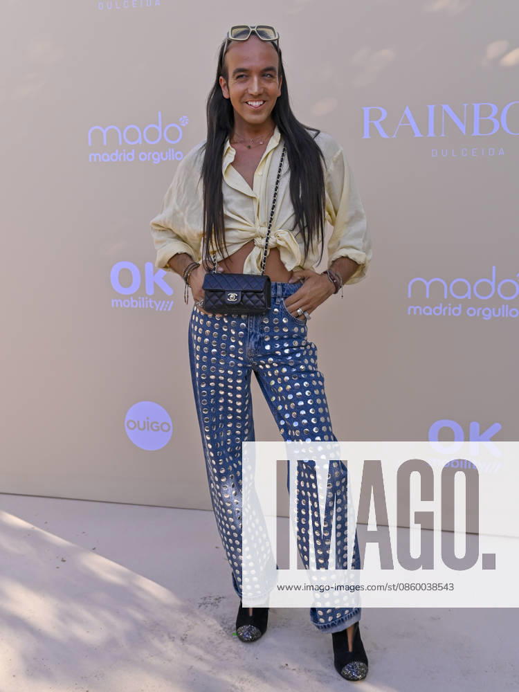ALESS GUIBAJA attend the photocall for the new edition of DULCEIDA â€oe Rainbow †as part of the official MADO 2026 program at Las Brasas del Mentidero on June 25, 2026, in Madrid, Spain. Madrid Spain - ZUMAc312 20260625_zsp_c312_044