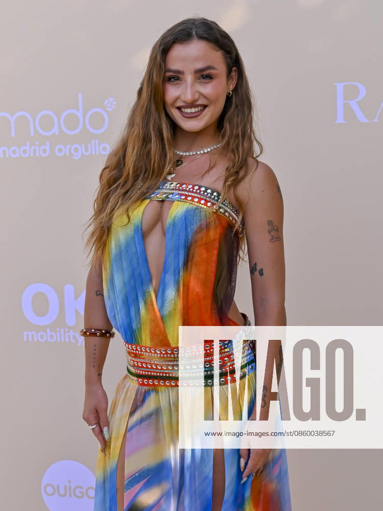 SOFIA SURFERS attend the photocall for the new edition of DULCEIDA â€oe Rainbow †as part of the official MADO 2026 program at Las Brasas del Mentidero on June 25, 2026, in Madrid, Spain. Madrid Spain - ZUMAc312 20260625_zsp_c312_047