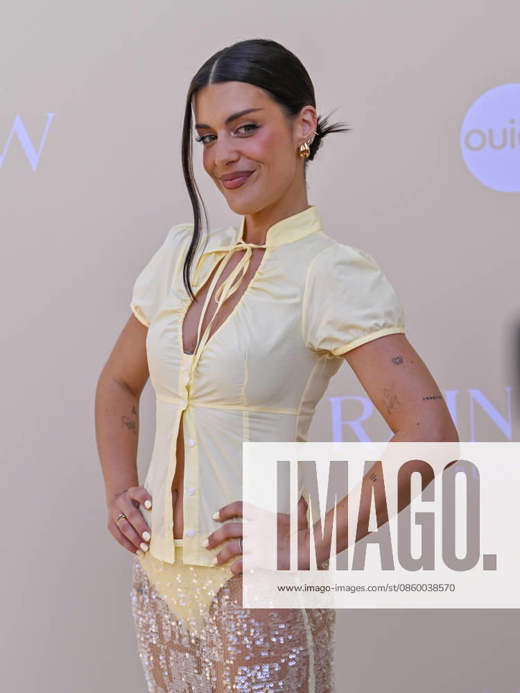 AIDA DOMENECH DULCEIDA attend the photocall for the new edition of DULCEIDA Ã¢â‚¬oe Rainbow Ã¢â‚¬Â as part of the official MADO 2026 program at Las Brasas del Mentidero on June 25, 2026, in Madrid, Spain. Madrid Spain - ZUMAc312 20260625_zsp_c312_049