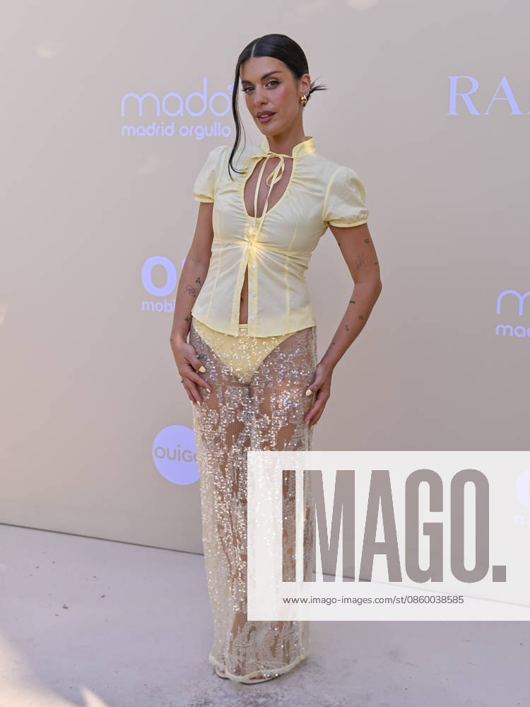 AIDA DOMENECH DULCEIDA attend the photocall for the new edition of DULCEIDA â€oe Rainbow †as part of the official MADO 2026 program at Las Brasas del Mentidero on June 25, 2026, in Madrid, Spain. Madrid Spain - ZUMAc312 20260625_zsp_c312_058