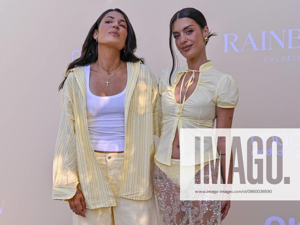 (L-R) ALBA PAUL and AIDA DOMENECH DULCEIDA attend the photocall for the new edition of DULCEIDA â€oe Rainbow †as part of the official MADO 2026 program at Las Brasas del Mentidero on June 25, 2026, in Madrid, Spain. Madrid Spain - ZUMAc312 20260625_zsp_c312_062