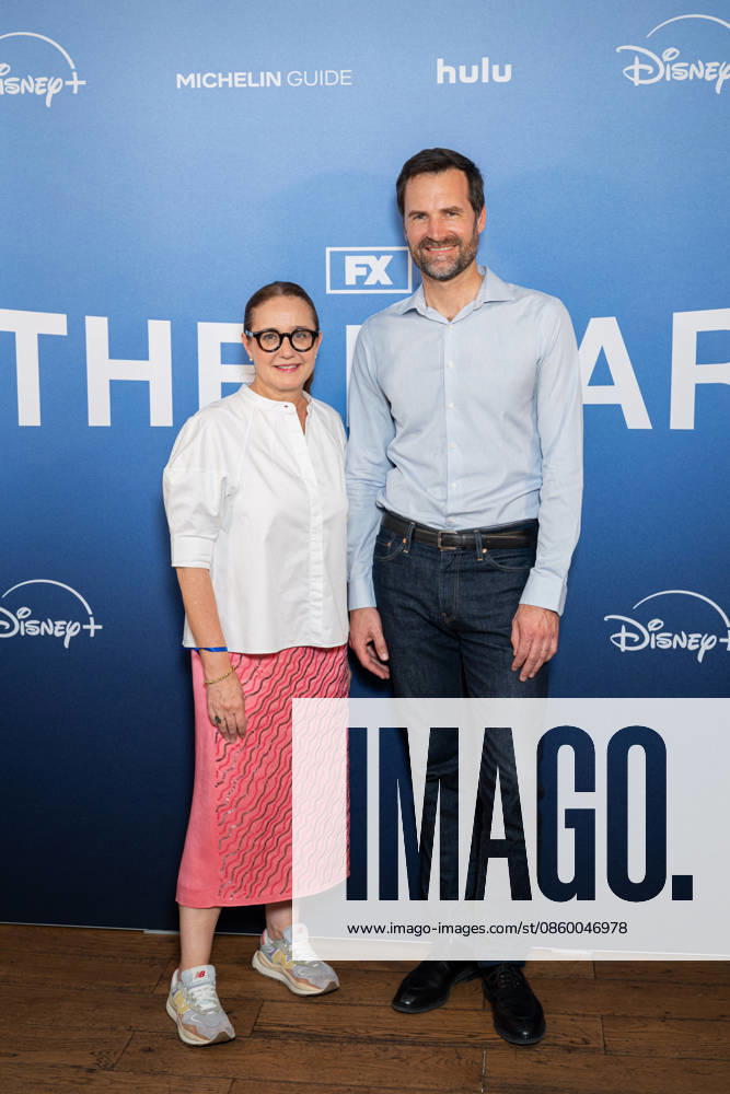 The Bear Premiere - Paris Chairwoman of The Walt Disney Company France Helene Etzi and International Director of The Michelin Guides Gwendal Poullennec attends ‘The Bear’ Premiere for the release of the new Season 5 (five) on Disney + (Disney+) on June 25, 2026 in Paris, France. Photo by Alexis Jumeau ABACAPRESS.COM Paris France