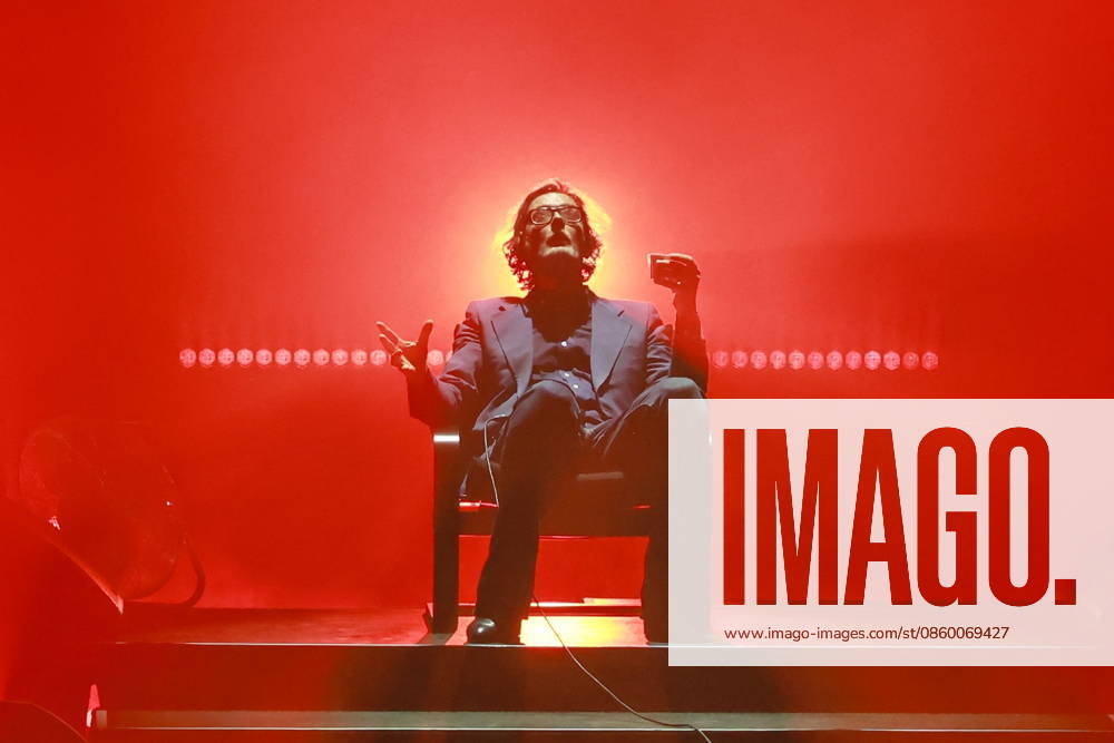 Pulp, singer Jarvis Cocker, live concert at the Tempodrom, Berlin, music, Britpop, Berlin