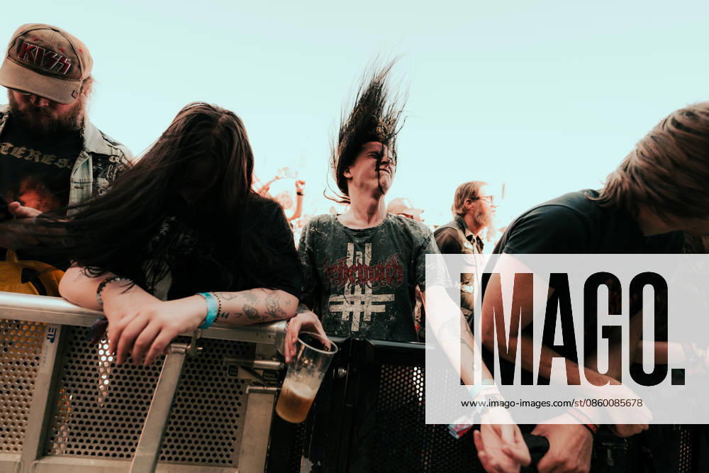 Gatecreeper live at Copenhell 2026 Copenhagen, Denmark. 25th, June 2026. Festival goers seen headbanging at a live concert with the American death metal band Gatecreeper during the Danish heavy metal festival Copenhell 2026 in Copenhagen. Denmark, Copenhagen
