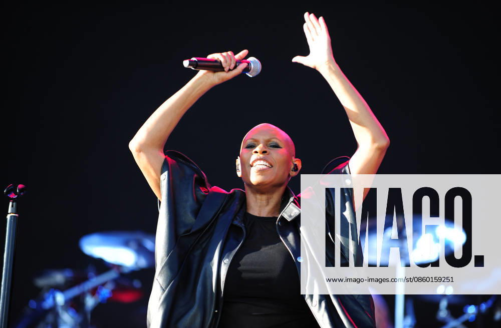 Skunk Anansie, iconic British Alternative Rock Band perform their greatest hits, widely celebrated as a pivotal force in 1990 s Brit-rock Featuring: Skunk Anansie Where: Exeter, United Kingdom When: 26 Jun 2026 Credit: Harry Schofield Cover Images . NOT FOR USE BY NEWSPAPERS BASED IN THE UK.