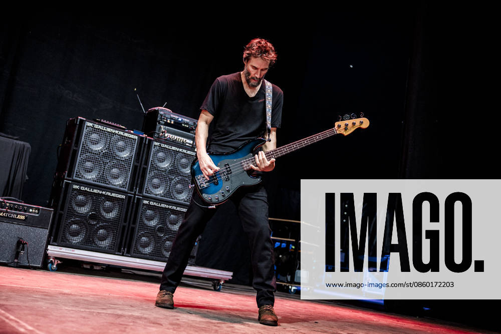 Dogstar live at Tinderbox 2026 Odense, Denmark. 27th, June 2026. The American rock band Dogstar performs a live concert during the Danish music festival Tinderbox 2026 in Odense. Here bass player and actor Keanu Reeves is seen live on stage. Denmark, Odense