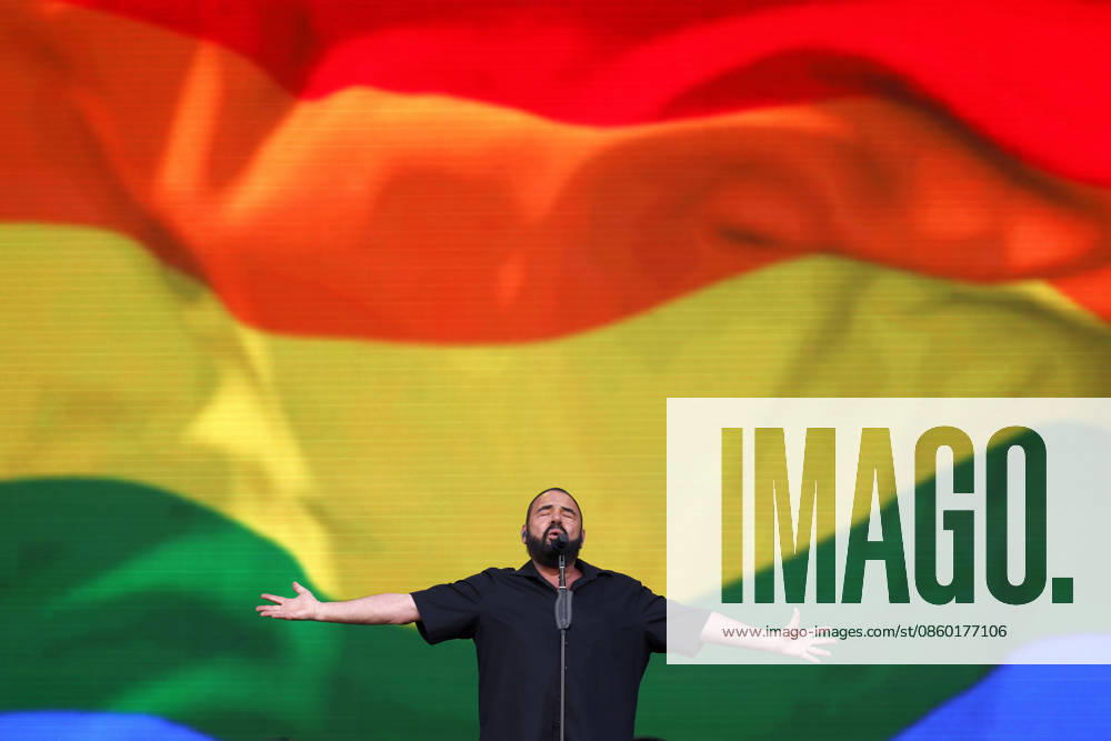 Singer Marian Gold of the band Alphaville at the Rainbow Festival 2026 at Fühlinger See. Markus Krampe s Rainbow Festival takes place as part of ColognePride. Cologne, June 27, 2026, North Rhine-Westphalia, Germany