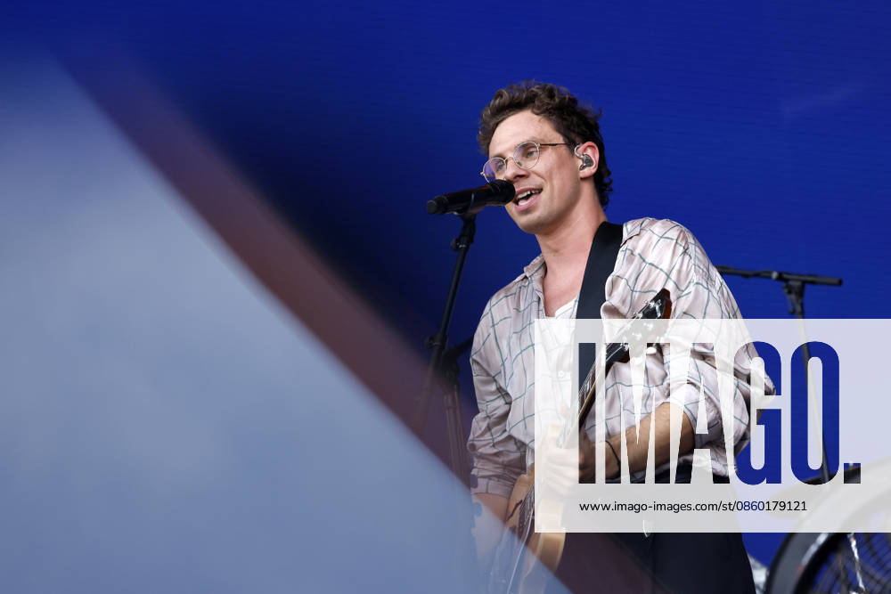 Singer Tim Kamrad at the 2026 Rainbow Festival at Fühlinger See. Markus Krampe s Rainbow Festival takes place as part of ColognePride. Cologne, June 27, 2026, North Rhine-Westphalia, Germany