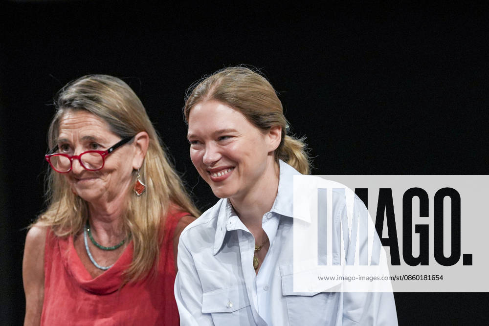IPA86142966 - Rome: French actress Lea Seydoux appeared at the Cinema Troisi to present the national premiere of the film *L inconnue* In the photo: Lea Seydoux