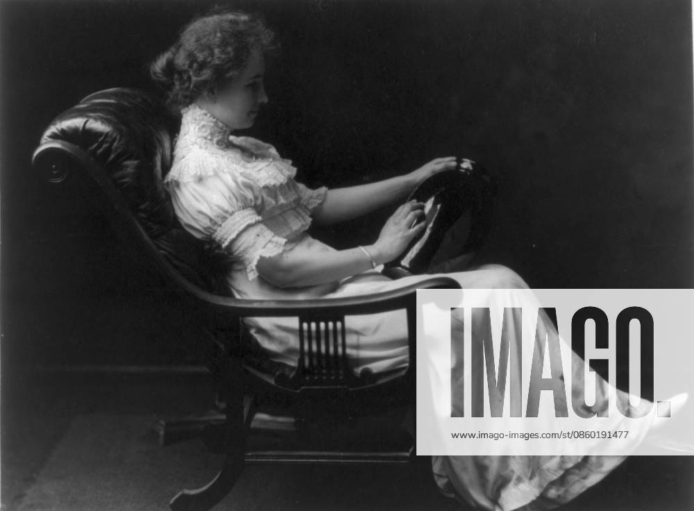 Helen Keller holding vase in her hand and touching it. 1909 Helen Keller (1880 ? 1968), American author, political activist, and lecturer. She was the first deaf-blind person to earn a bachelor of arts degree. she campaigned for women s suffrage, labour rights, socialism, antimilitarism, and other similar causes. Editorial use only. All other uses to be cleared with the copyright owner (World History Archive), in advance., WHA_119_0223.jpg, Helen Keller; American author; political activist; lecturer; deaf-blind; bachelor of arts degree; women s suffrage; labour rights; socialism; antimilitarism; disability rights; education advocate; inspirational figure; civil rights; human rights; equality; advocate; advocate for th