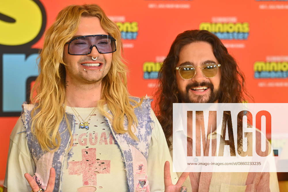 From left: Bill and Tom KAULITZ, 43rd Munich Film Festival, German premiere of *MINIONS AND MONSTERS* on June 28, 2026, at the Mathäuser Filmpalast