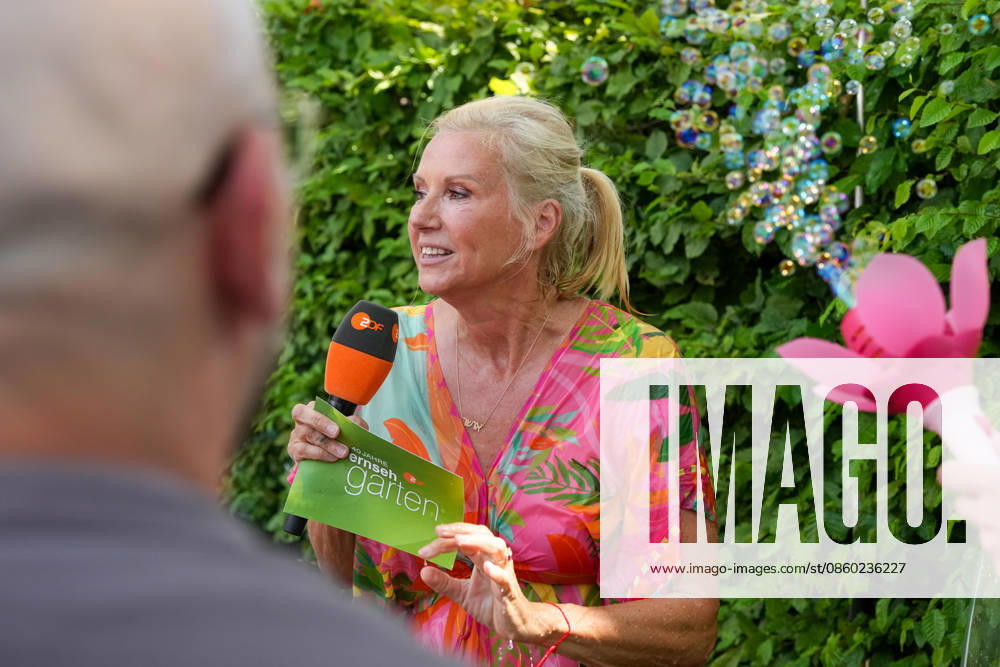 ZDF Fernsehgarten 2026: Andrea Kiwi Kiewel on ZDF Fernsehgarten with the theme Summer Party on June 28, 2026, in Mainz, Rhineland-Palatinate