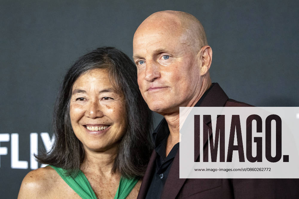 Laura Louie and Woody Harrelson arrive on the red carpet before the 27th Mark Twain Prize for American Humor Award at the Kennedy Center for the Performing Arts in Washington DC on Sunday, June 28, 2026. WAP20260628349 BONNIExCASH