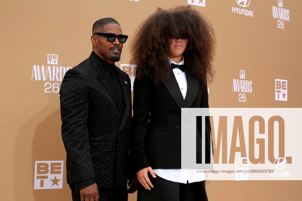 USA - 2026 BET Awards Arrivals - Los Angeles LOS ANGELES - JUN 28: Jamie Foxx, Anelise Foxx at the 2026 BET Awards Arrivals at the Peacock Theater on June 28, 2026 in Los Angeles, CA Los Angeles CA USA