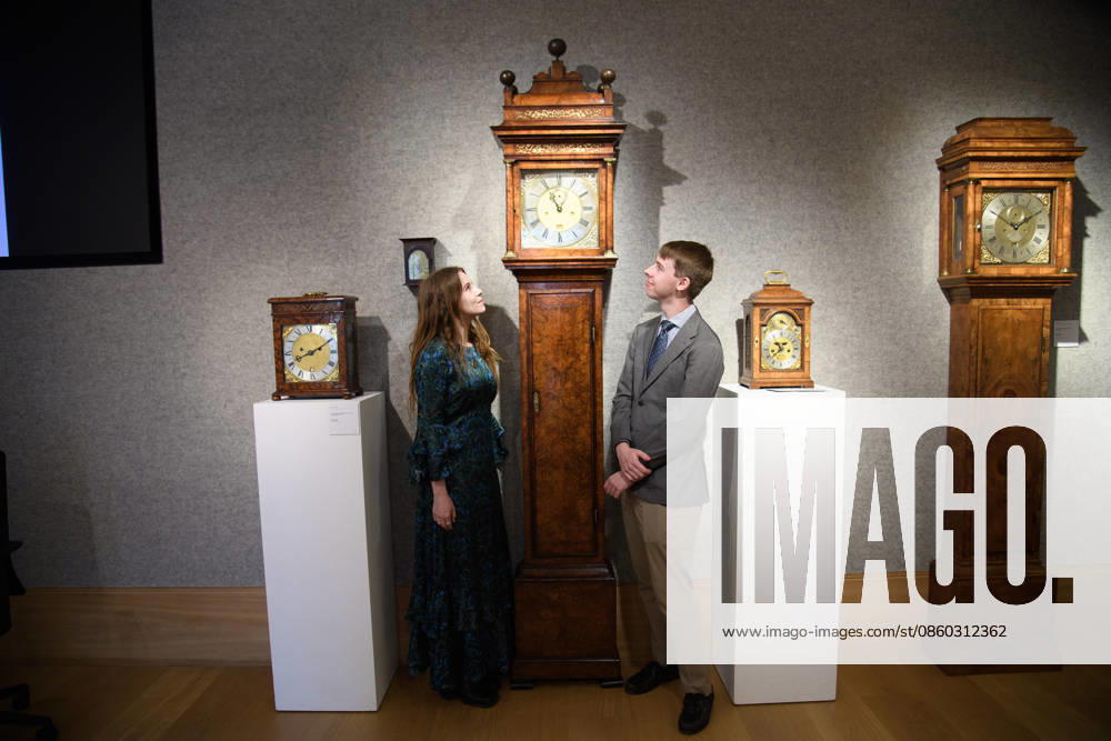 Bonhams Classics Week Sales at Bonhams, London, UK - 29 June 2026 A staff member views An exceptional early 18th century burr walnut month-going longcase clock - Thomas Tompion, London, No. 385 (est. £150k - £250k) which is part of Bonhams Classics Week Sales on 30th June - 2nd July at Bonhams, London, England, UK on Monday 29 June, 2026., Credit:Justin Ng Avalon UK, England, London, Bonhams