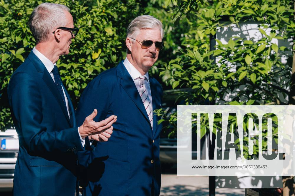 King Philippe - Filip of Belgium pictured during a royal visit for the celebration of the 100th Anniversary of Virunga National Park at the Meise Botanical Garden, on Monday 29 June 2026. EMILExWINDAL 179906511
