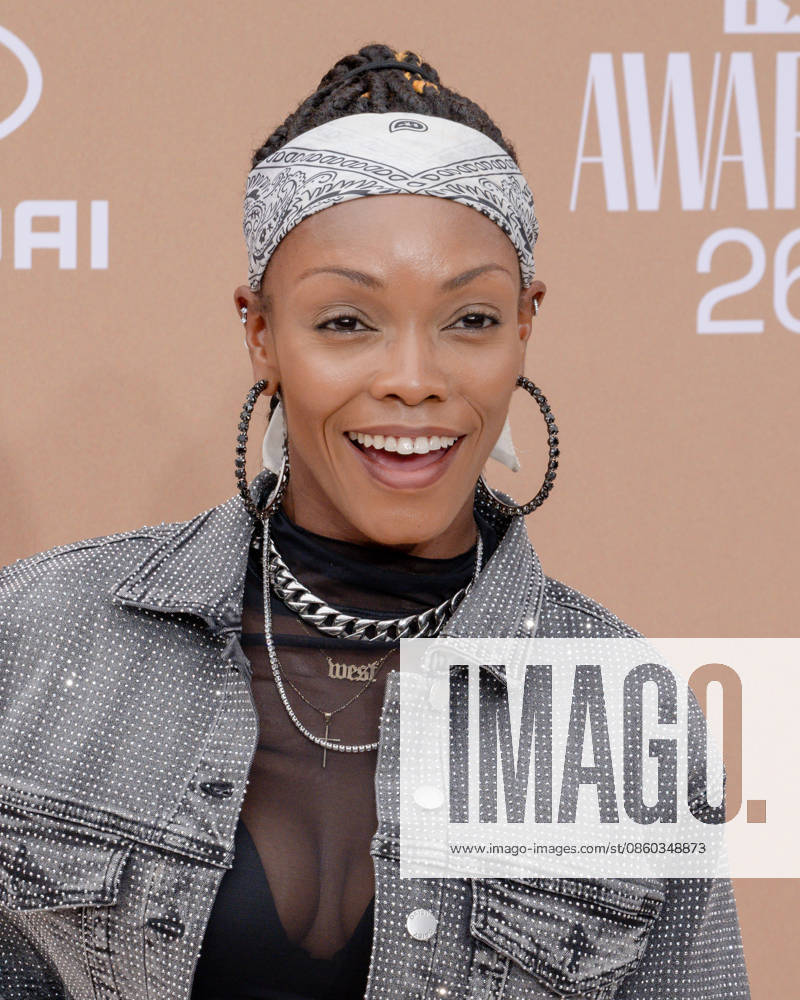 TIA PARCHMAN attends the 2026 BET Awards: Red Carpet. Los Angeles USA - ZUMAb173 20260628_aap_b173_208
