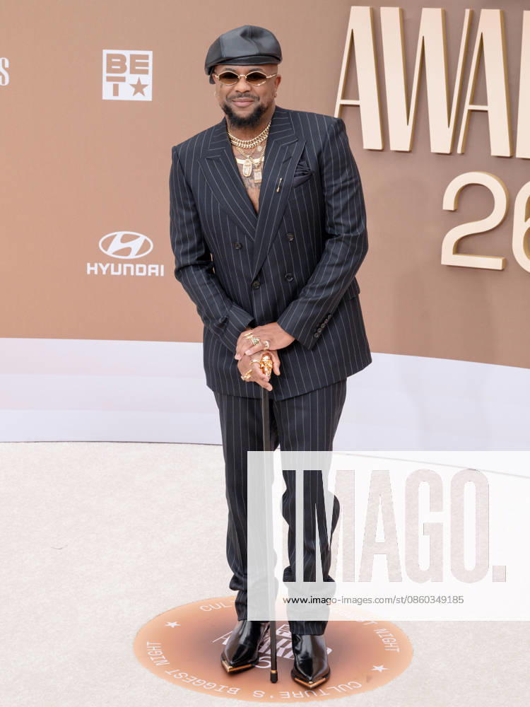 Terius Adamu Ya Gesteelde-Diamant THE-DREAM, 48, attends the 2026 BET Awards: Red Carpet. Los Angeles USA - ZUMAb173 20260628_aap_b173_226