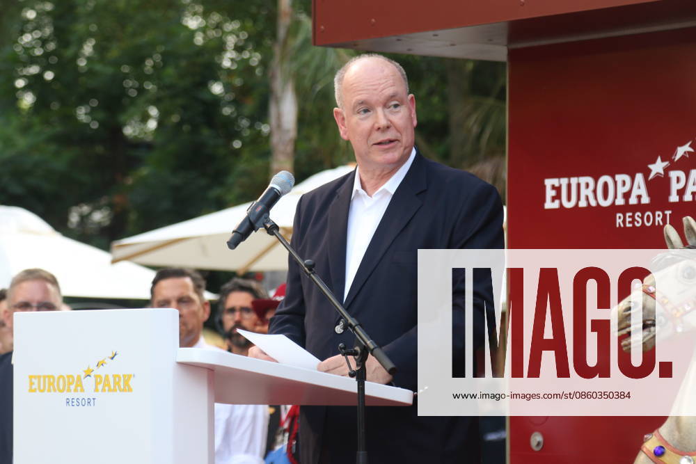 Pictured: Prince Albert II of Monaco Prince Albert II of Monaco and his family, including Princess Charlene and their children, Prince Jacques and Princess Gabriella, inaugurated the Monaco European-themed area at Europa-Park in Rust on June 29, 2026. They were accompanied by Princess Stéphanie and park owner Roland Mack.