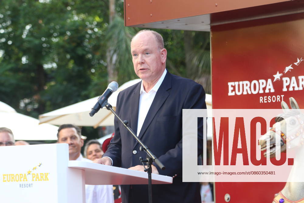 Pictured: Prince Albert II of Monaco Prince Albert II of Monaco and his family, including Princess Charlene and their children, Prince Jacques and Princess Gabriella, inaugurated the 18 European-themed area Monaco at Europa-Park in Rust on June 29, 2026. They were accompanied by Princess Stéphanie and park owner Roland Mack.